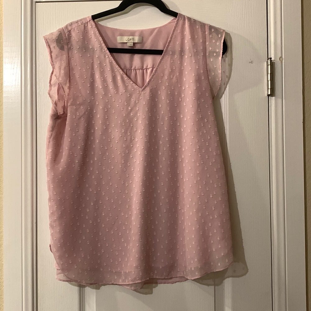 Loft Pink Blouse -Large